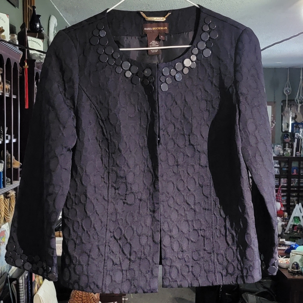 Dana Buchman | Navy Jacket